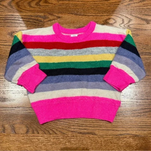 Gap Rainbow Striped Sweater 12-18 Months - Picture 1 of 4